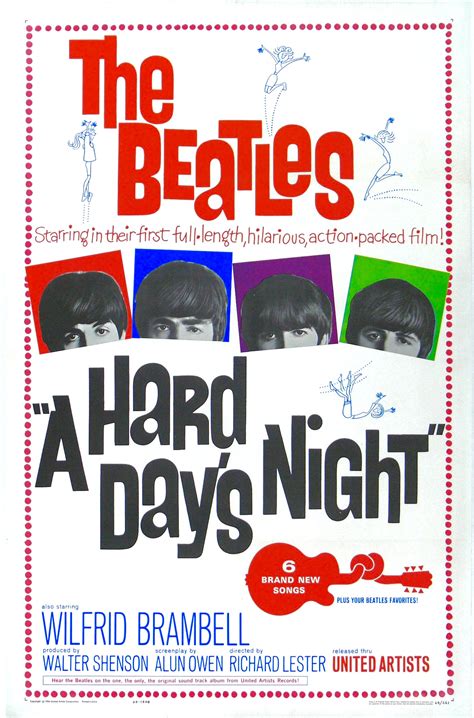 THE BEATLES A HARD NIGHT DAY S