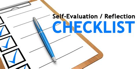 Self Evaluation Reflection