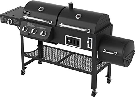 Smoke Hollow 6500 4 In 1 Combination 3 Burner Gas Grill