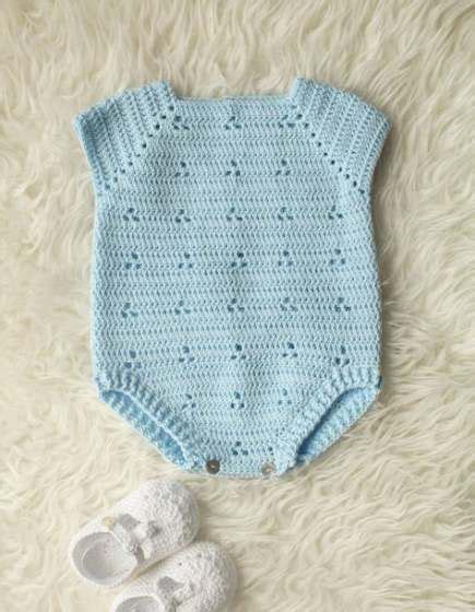 55 Ideas Knitting Patterns Baby Romper Free Crochet Crochet Baby