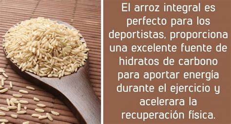 Los Beneficios Del Arroz Integral Para El Deporte