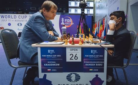 Chess World Cup Praggnanandhaa Enters Fourth Round Rediff Sports