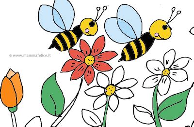 Cliccare, con il tasto destro del mouse, sull'immagine che si vuole stampare. Disegni da colorare: la Primavera | Mamma Felice