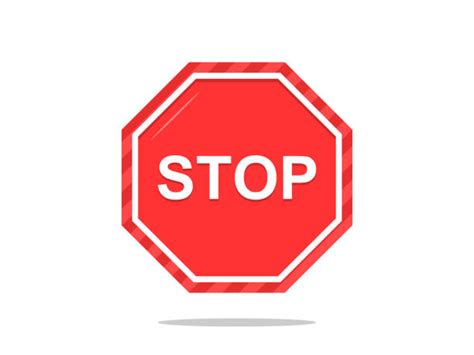 Best Is A Stop Sign An Octagon Drawing Illustrations Royalty Free