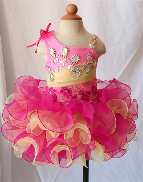 Custom Made Glitz Toddler Cupcake Pageant Dress Toddlerpageantdress