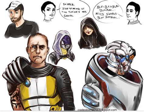 Cade A Borracha Old Mass Effect Sketches