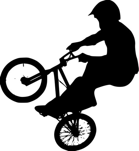 Not inspecting the bike before. File:BMX rider silhouette.svg - Wikimedia Commons