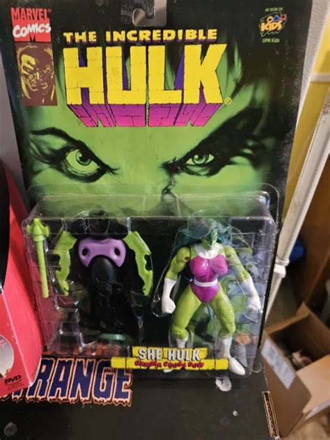 Marvel Comics The Incredible Hulk She Hulk 1996 Toy Biz Action Figure Sealed 4 25 Picclick