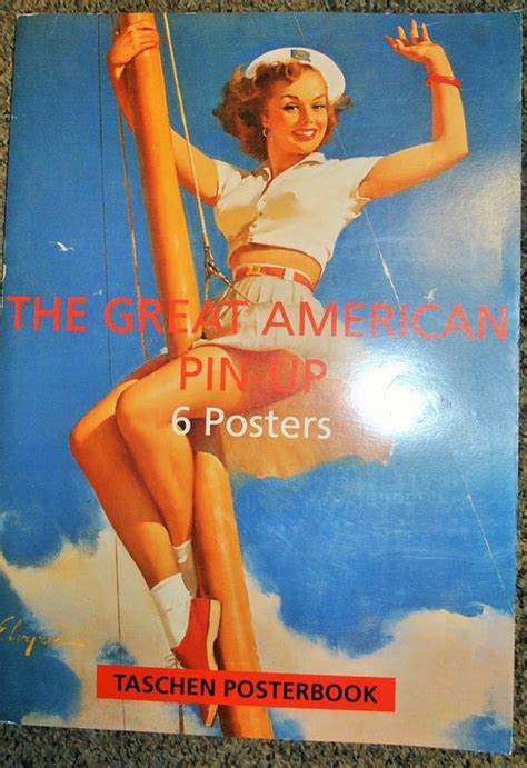 items similar to the great american pin up 6 piece posterbook by taschen litho collection on etsy