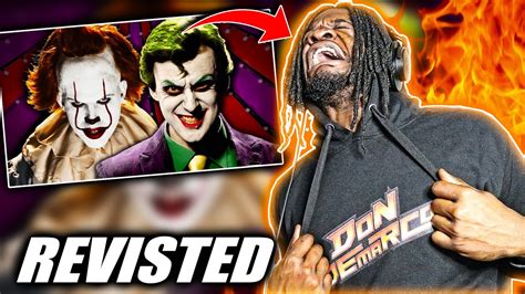 was i trippin the joker vs pennywise epic rap battles of history reaction youtube