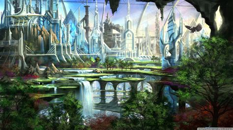 Fantasy Wallpaper 2560x1440 37925 Fantasy Landscape Futuristic