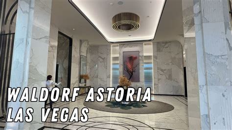 Waldorf Astoria Las Vegas New Amazing Lobby And Sky Bar Hotel Strip Views