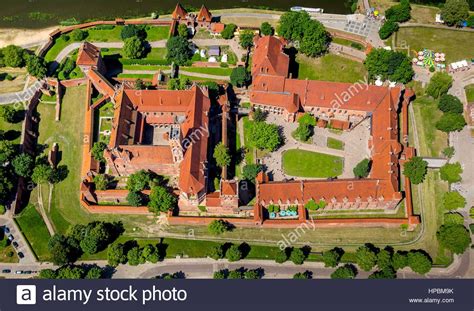 Malbork Castle Plant Brick Gothic Nogat River Malbork City Seat Of
