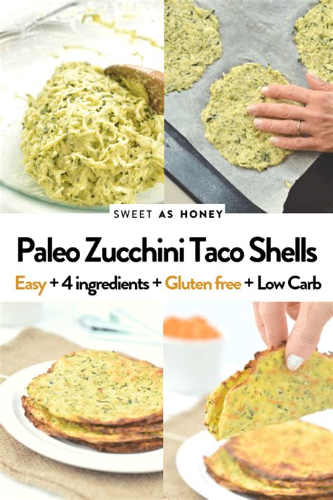 Paleo Tortillas Recipe Or Zucchini Taco Shells Are Easy 4 Ingredients Paleo Wraps Paleowraps