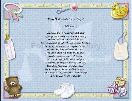 Baby poetry can say a variety of things. Short Poems for New Baby | New Born Baby Poem Boy Girl ...