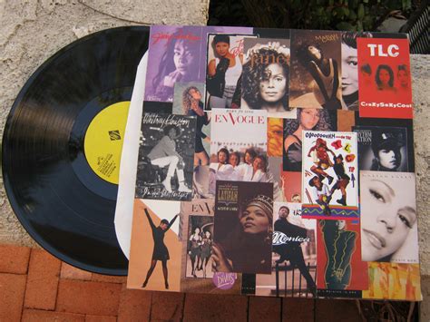 Young Designs Blog The Ladies Of 90s Randb Vinyl Record Decoupage