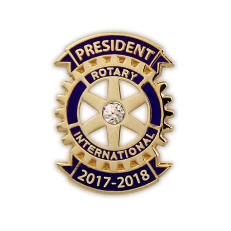 Rotary President Pins W Years Russell Hampton Co Rotary Club