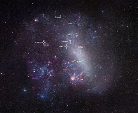 Map Of The Large Magellanic Cloud Eso