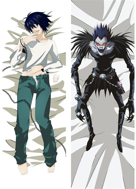 Japón Anime Death Note L Lawliet Abrazando Cuerpo Otaku Almohadas