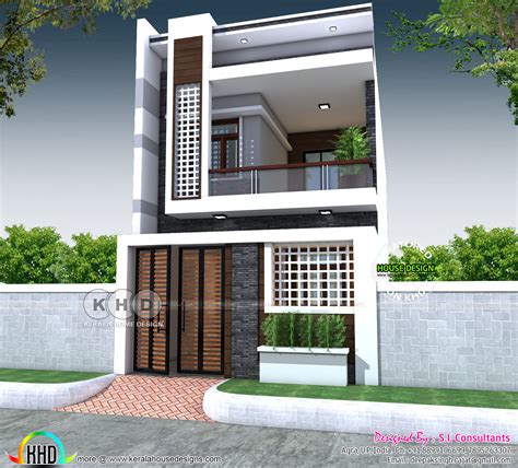 20x55 North Indian Home In Modern Style Kerala Home Design And