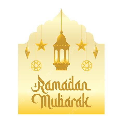 Ramadan Kareem Lantern Vector Hd Png Images Golden Ramadan Kareem With