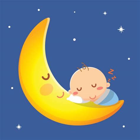 1500 Baby Sleeping On The Moon Stock Photos Pictures And Royalty Free