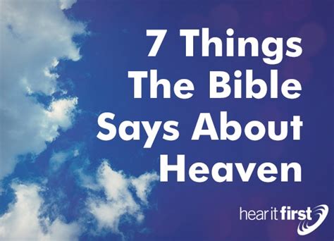 7 Things The Bible Says About Heaven