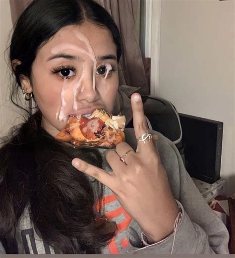 Osfari Gomez Eating Cum Covered Pizza Rizen3