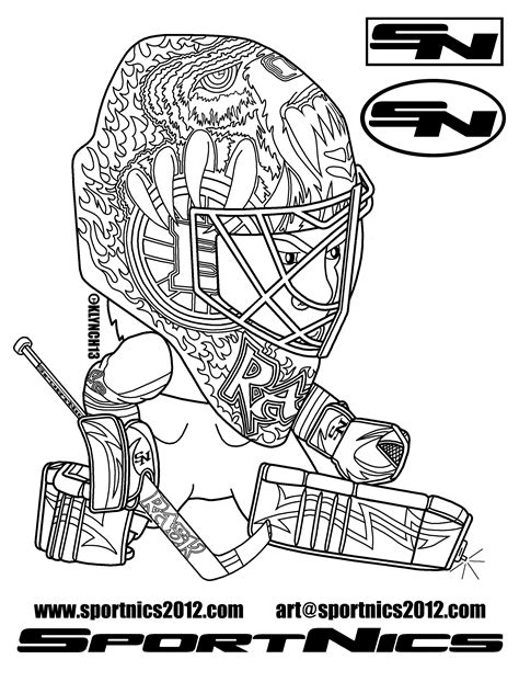 Montreal Canadians Coloring Pages Learny Kids