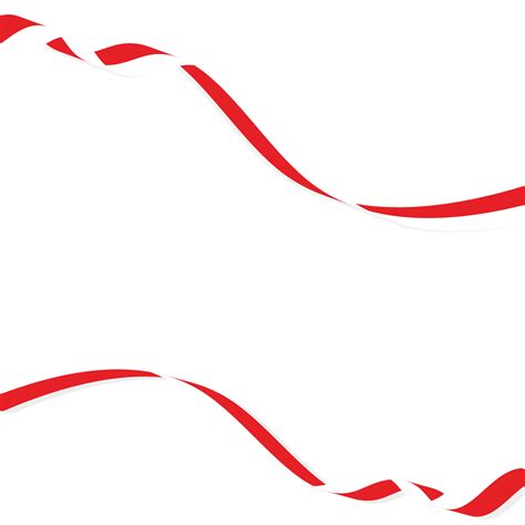 Red and white ribbon png hd and indonesian flag. Pita merah putih png