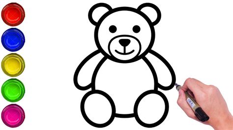 How To Draw Teddy Bear Easy How To Draw Teddy Bear Step