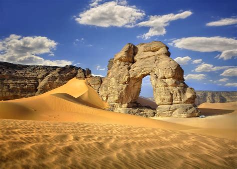 Nature Landscape Desert Arch Sahara Libya Sand