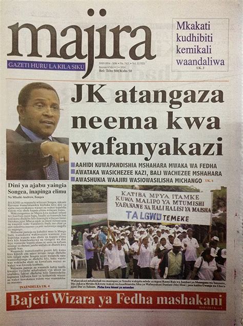 Magazeti Leo 02052014 Kona Ya Jamii