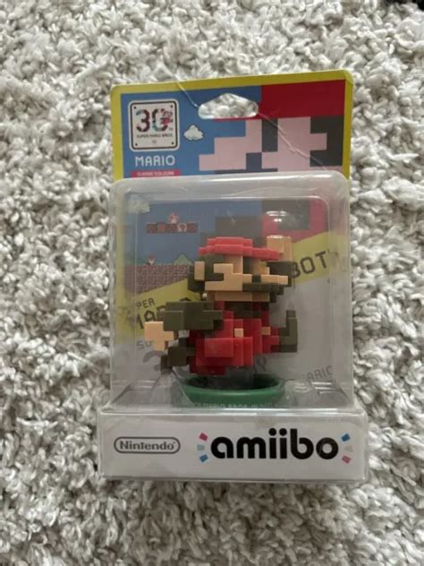 Nintendo 8 Bit Mario Amiibo Classic Colours Super Mario Bros 30th