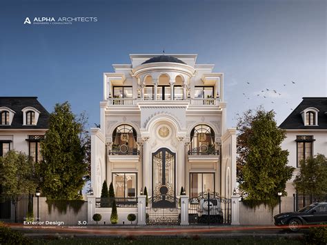 Classical Exterior Design Project Alpha Architects Behance