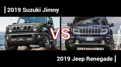 2019 Suzuki Jimny Vs Jeep Renegade Youtube