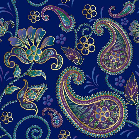 Indian Floral Paisley Print Abstract Coloring Pages Flower Coloring