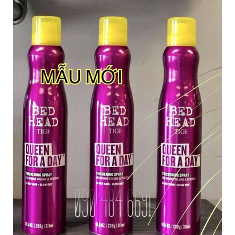 XỊT TẠO PHỒNG TIGI BED HEAD SUPERSTAR QUEEN FOR A DAY 311ML Shopee