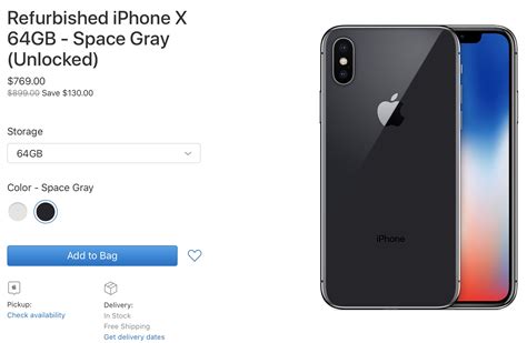 Refurbished iphones are somewhat of a necessity these days. Refurbished iPhone X models now available from Apple ...