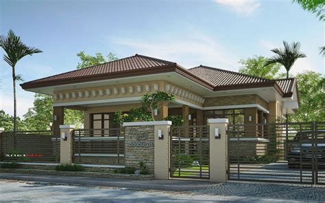 Bungalows are popular among retirees and persons with disabilities as the home's low design and all living areas being all in one area make it. house design philippines - Google Search | Desain rumah ...