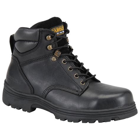 Men S Carolina® Svb 6 Steel Toe Eh Work Boots Black 227387 Work Boots At Sportsman S Guide