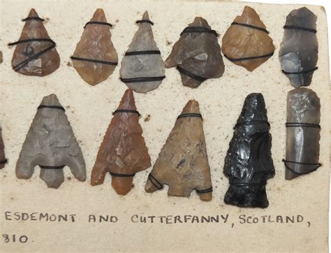 An Outstanding Collection Of Flint Arrowheads Reportedly Found In 1810
