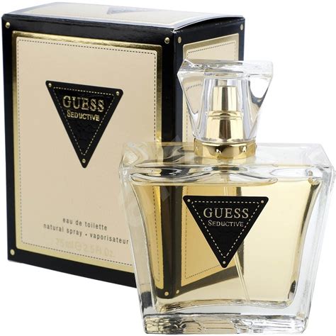 Guess perfume for women by guess, introduced in 2005, it contains notes of tangerine, green apple, dewy freesia, pink peony, delicate muguet, peach, red fruit, cedar wood, amber, and musk. Guess Seductive 75ml EDT for Women - 2050 Tk (100% Original)