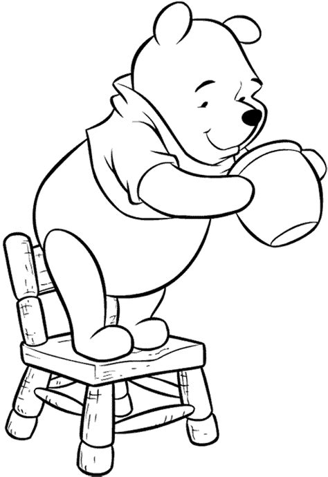 Whinnie the pooh drawings winne the pooh winnie the pooh friends disney drawings cartoon drawings cute drawings drawing disney how to draw tigger winnie the pooh pictures. Drawing Winnie the Pooh and honey pot coloring ~ Child ...