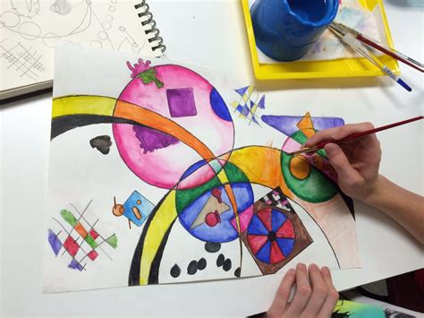 My name is rob, i'm married to mrs. Wassily Kandinsky Non-Objective Color Pencil and ...