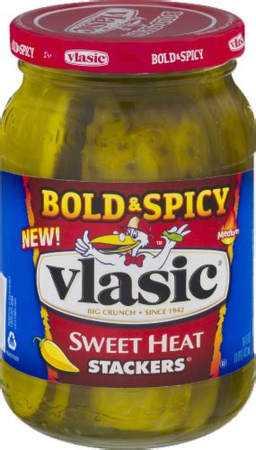 Vlasic Sweet Heat Pickle Stackers 16 Fl Oz Qfc