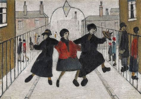 Ls Lowry Picture Of Drunken Women Cavorting In The Street To Sell For £