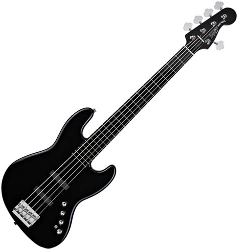 Squier By Fender Deluxe Jazz Bass V Active 5 String Black Gear4music