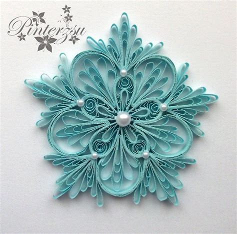 Quilled Snowflake Quilling Craft Quilling Patterns Origami And