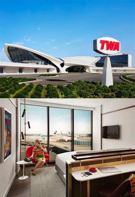 Inside The Twa Hotel Housed Inside A Former Airline Terminal That